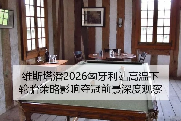 维斯塔潘2026匈牙利站高温下轮胎策略影响夺冠前景深度观察